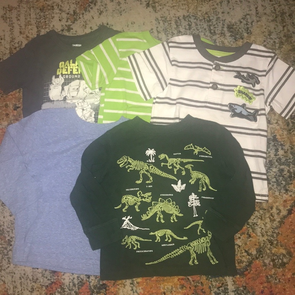 Bundle of five shirts size 2T toddler. - Picture 1 of 1